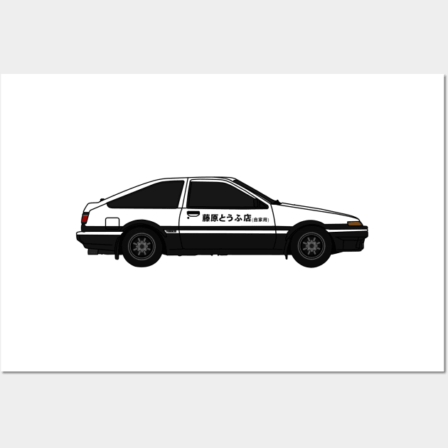 Toyota AE86 Wall Art by T's & T's